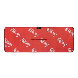 Sunday Golf Toalla de golf de microfibra alta de 14 x 40 pulgadas, tela de primera calidad, patrón de gofre con abertura central (bandera de California)