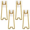 4Pcs Stainless Steel Picture Frame Back Support Stands Self Adhesive