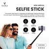 VELOGA 72" Extendable Bluetooth Selfie Stick Tripod | 360° Rotation,