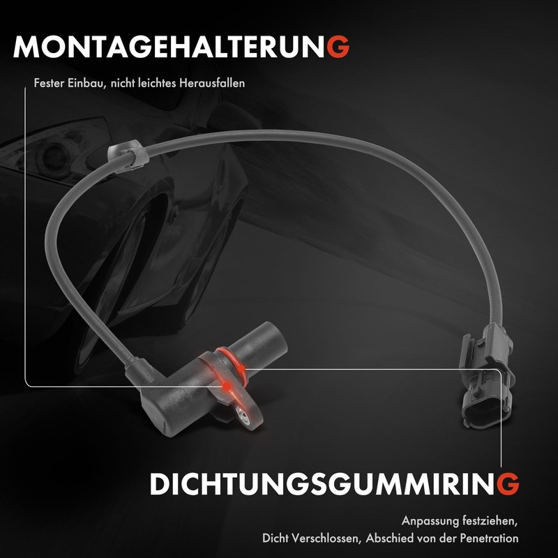 Frankberg 1x Crankshaft Sensor 2-Pin Compatible with i10 BA IA