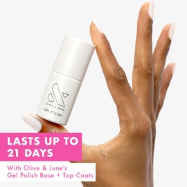Olive & June Gel Polish | Longest-Lasting Formula | Up to 21 Days of Wear | Damage-Free Removal | Salon-Quality Manicure, Pedicure at Home | Vegan, HEMA-Free, Cruelty-Free | Atlas