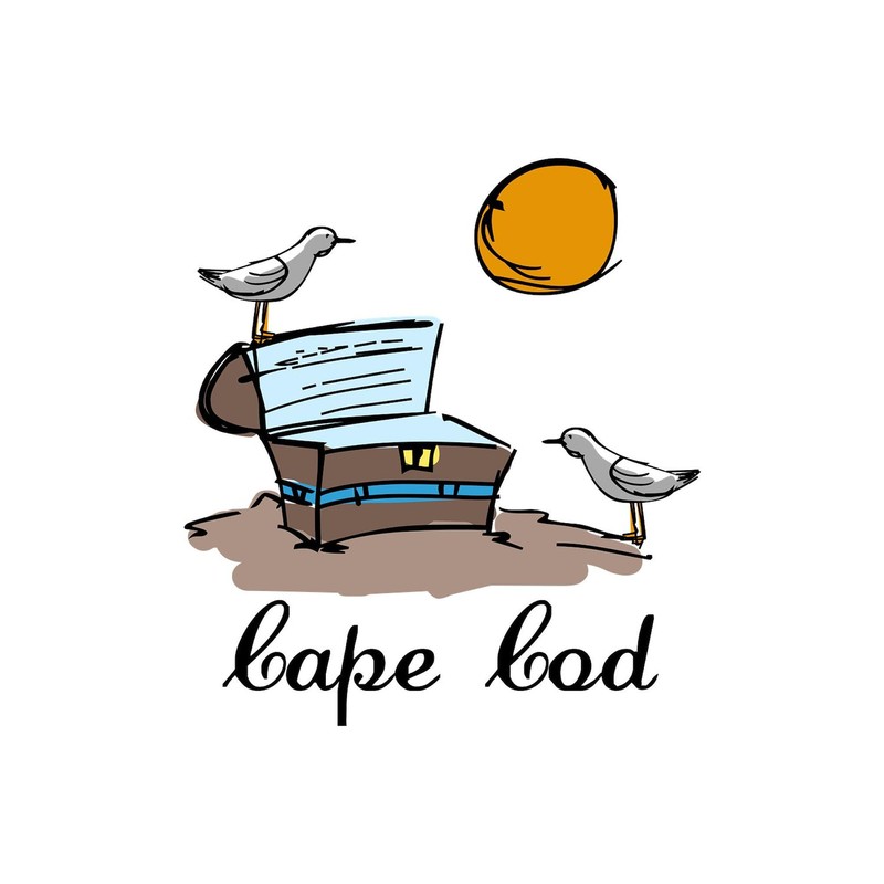 CafePress Cape Cod 10"x3" Rectangle Vinyl Bumper Sticker Car Decal