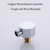 Gold Wall Outlet Elbow, G1/2 Inch Handheld Shower Hose Connector