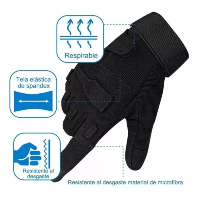 Aleart Guantes Tácticos Militares Completos Deporte De Dedo Complet
