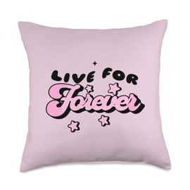 Jehovah Witnesses Gifts Pioneer Gifts JW Gift Shop Jehovah's Witness Live for Forever ORG JW Throw Pillow, 18x18, Multicolor