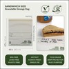 HOLY SCRAP! 100% Compostable Food Storage Bags SANDWICH Size -