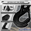 AUTMATCH Winch Hook 3/8" - Clevis Slip Hook with Safety