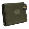 RAPDOM Tactical Wallet, Olive Drab, 4.75" x 3.5" x .75"