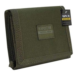 RAPDOM Tactical Wallet, Olive Drab, 4.75" x 3.5" x .75"