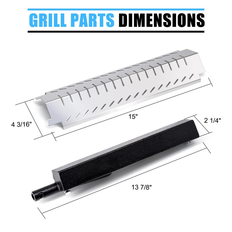 Grill Replacement Parts for Charbroil 463240904 463251605 463251505, Grill Burner