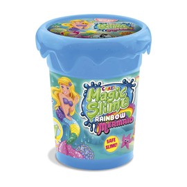 Craze Magic Slime Mermaid | Set of 3 Magic Slime Children with Mermaid Figures - Slime Set 3 x 110 ml Tin Including Mermaid Toy, 3 Colours