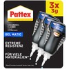 Pattex Super Glue Ultra Matic Gel (3 Pack x 3