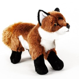 Teddys Rothenburg Cuddly Toy Fox Standing 30 cm Red/Brown/White
