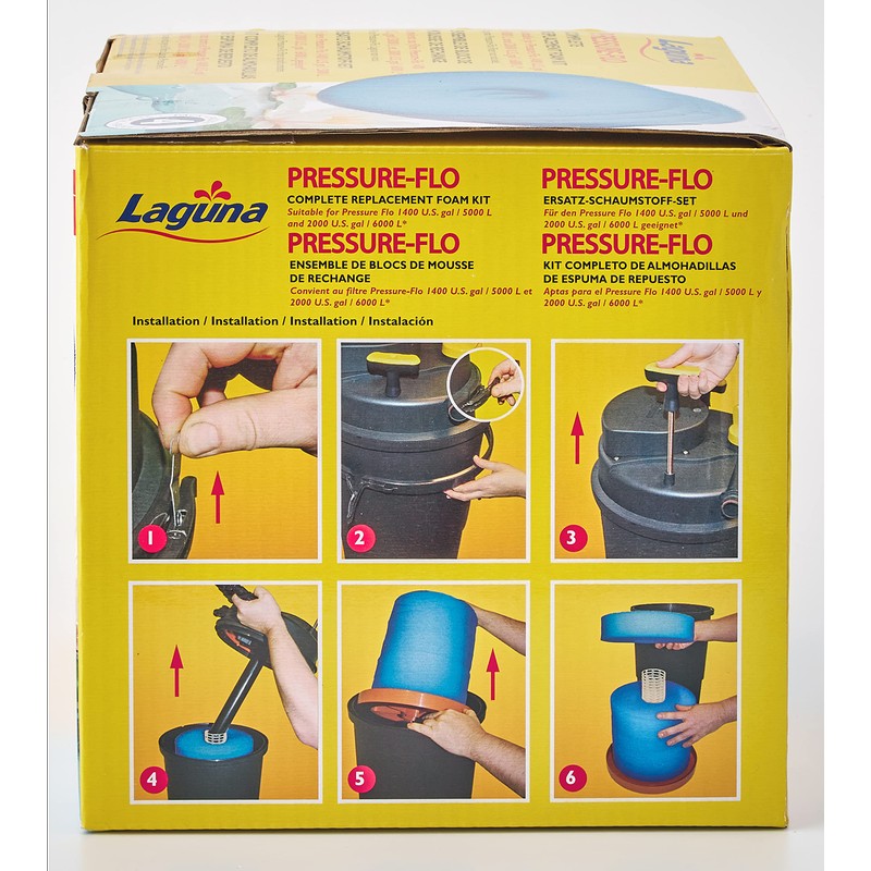 Laguna Replacement Foams for Pressure Flo 2500, 3000, 5000 and