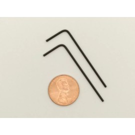 Unbranded 2 Pack Allen Wrenches .050" Short Arm Hex Keys Fits fender stratocaster