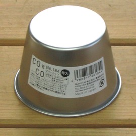 Shimotori Corporation Pudding Cup, Extra Large, Stainless Steel, 184