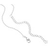 Dainty Layering Clavicular Chain Zircon Necklace Necklaces for Women (Silver,