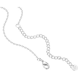 Dainty Layering Clavicular Chain Zircon Necklace Necklaces for Women (Silver, One size)