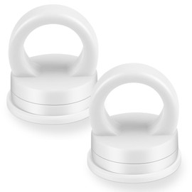 HOTUT Magnetic Cupboard Locks, 2 PCS Child Safety Magnetic Cupboard Keys, Baby Proof Cabinet Lock Magnet Key Replacement with Strong Magnet for Cabinets and Drawers, No Tools or Screws Needed