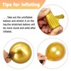 100 Pcs Metallic Gold Balloons 5 Inch Shiny Gold Chrome