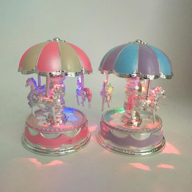 Carousel Music Box Glowing Carousel Horse Music Box Home Decor