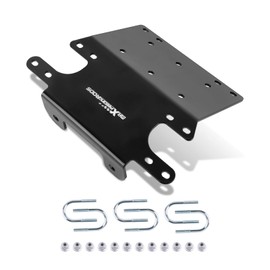 maXpeedingrods Winch Mount Plate for Honda Foreman TRX450FE ES / TRX450FM S 1998-2004 Winch Mount Bracket for TRX400FW 4x4 1995-2003 Winch Mounting Kit