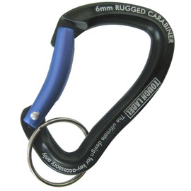 Tough Label (Tough Label) Carabiner razzido 6 mm Black X Blue VEX – 122