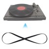Alomejor Black Record Player Turntable Belt Replacement Rubber Recorder Drive