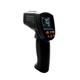 Sper Scientific 800131 Infrared Non-Contact High Temp Thermometer 12:1/1742°F with Color LCD and Laser Sight – Industrial Temperature Gun for HVAC, Automotive, Electrical, Cooking & More