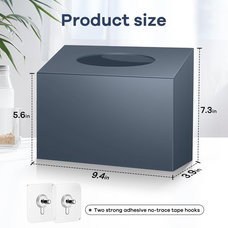 Acrylic Hand Towel Box Cover Compatible with Kleenex Disposable Hand