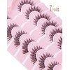 Wispy Natural False Eyelashes Flared Fluffy Fake Lashes M-9