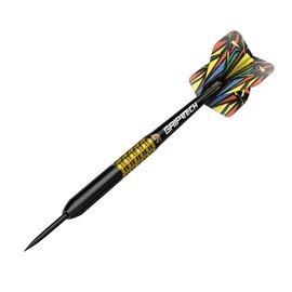GOAT - Athlete Yellow Brass Steeldarts 12 Gram, Incl. 3 Barrels, 3 Flights & 3 Shafts