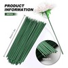 2mm Floral Wire Stems, 50 Pcs 30cm Flexible Flower Stem