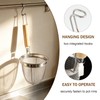 6 Pcs Stainless Steel Pasta Strainer Basket,5.5x5.5x13.7 inches Noodle Strainer