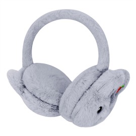 Children Winter Rabbit Ear Warmer,Kid Outdoor Earmuffs, Winter Windproof Ear Warmer,Kid Winter Faux Fur Plush Earmuffs,Winter Outdoor Ear Protector,Adjustable Warm Ear-cap for Kids Surrounded