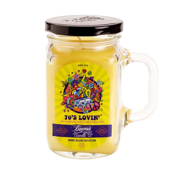 Beamer Candle Co. Smoke Killer Collection - 70's Lovin' 12oz Candle