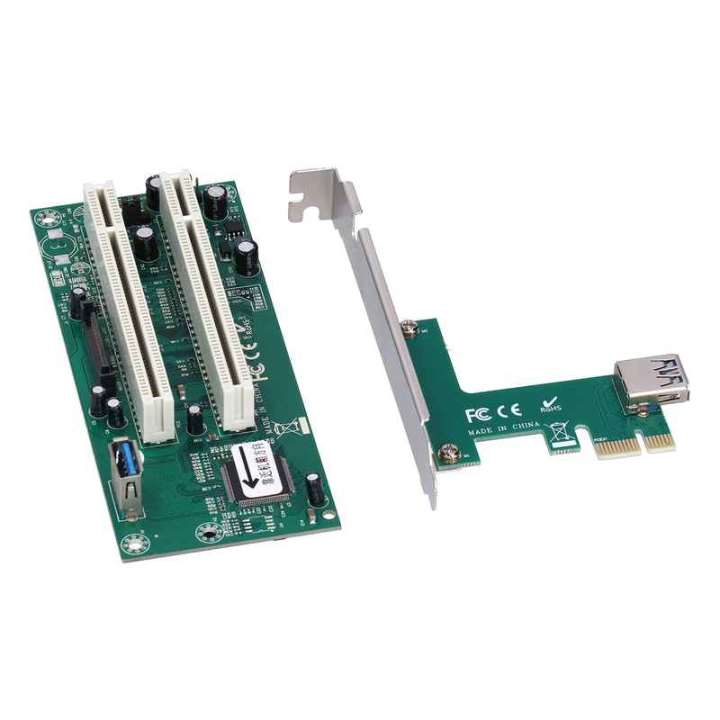 ST46 Mini PCIE X1 to Dual PCI Riser Card Expansion