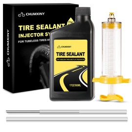 CHUMXINY Tubeless Milch, 500 ml Injizierbare Dichtmilch Tubeless, Verschließt Luftlöcher bis 6,5 mm, geeignet für Mountainbike- und Rennradreifen