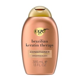 OGX, Acondicionador Suavizante de Keratina Brasileña, 385 ml