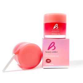 BEAUTY ADDICT Collagen Lip Mask - Strawberry Pout Lip Shine