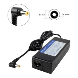 FSKE 19V 4.74a 90W AC Adapter Charger Ordinateur Portable Notebook PC Alimentation Cordage Source Plug (Compatible 75W 65W) Waist of Connector: 5.5 x 1.7 mm