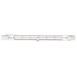 Satco S3142 150 Watt 2600 Lumens T3 Halogen Double Ended R7S Base 120 Volt Clear 118mm Light Bulb, Dimmable
