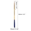 sourcing map Diamond Needle Files, 4mm x 160mm Titanium Coated