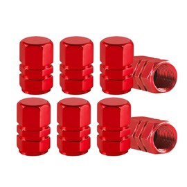 RGOAANC 8PCS Tire Valve Stem Caps, Universal Stem Covers, Corrosion Resistant Aluminum Alloy Tire Air Caps, Car Accessories Airtight Seal Heavy Duty Dustproof Tire Valve Stem Covers for Most Vehicles