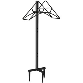 Artigarden Garden Hose Holder - Free Standing Metal Water Hose Stand Heavy Duty Flexible Pipe Storage Hanger Organizer for Lawn & Yard