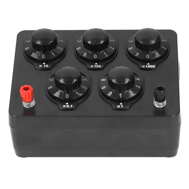 Variable Resistors, Abs Adjustable Decade Resistance Box with Connecting Wire