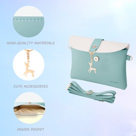 AISPARKY Small Crossbody Bags for Teens Girls Cute Lovely Kids Handbags Shoulder Bags Purse Gifts for Little Girls (Multiple Colors)