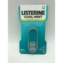 Listerine Cool Mint Pocketmist. Kills 99% Of Bad Breath Germs. - 1 Listerine Pocketmist