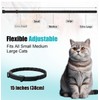 Cat Calming Collar 4 Pack, Adjustable Soother, Anxiety Relief, Stress
