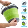 Bramble - 3 Collapsible Space Saving Portable Buckets, 5 Litre